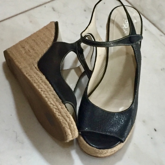 Prada sandals platform espadrille wedge sandals - Picture 2 of 8